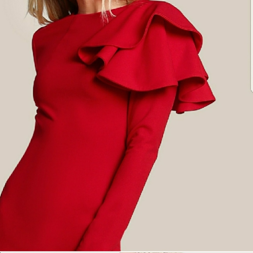 Beautiful vibrant red dress